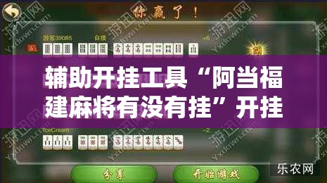辅助开挂工具“阿当福建麻将有没有挂”开挂辅助脚本+详细开挂安装教程