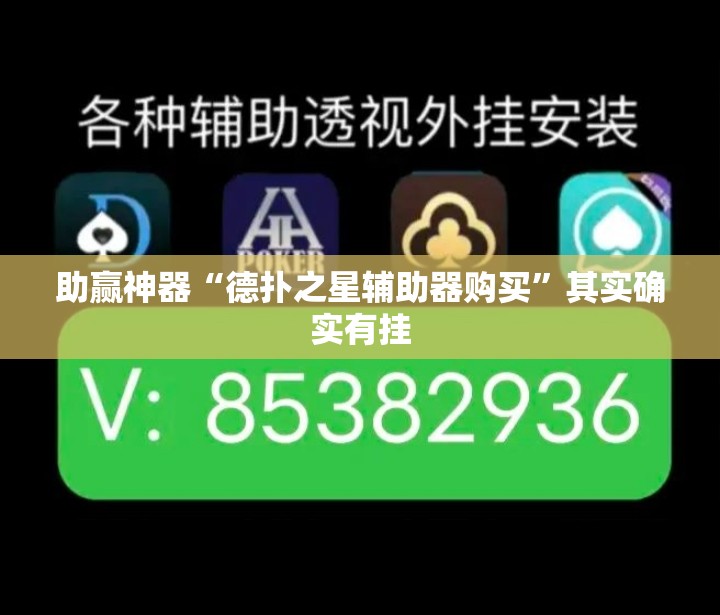 助赢神器“德扑之星辅助器购买”其实确实有挂