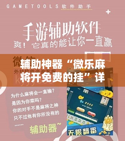 辅助神器“微乐麻将开免费的挂”详细分享装挂步骤