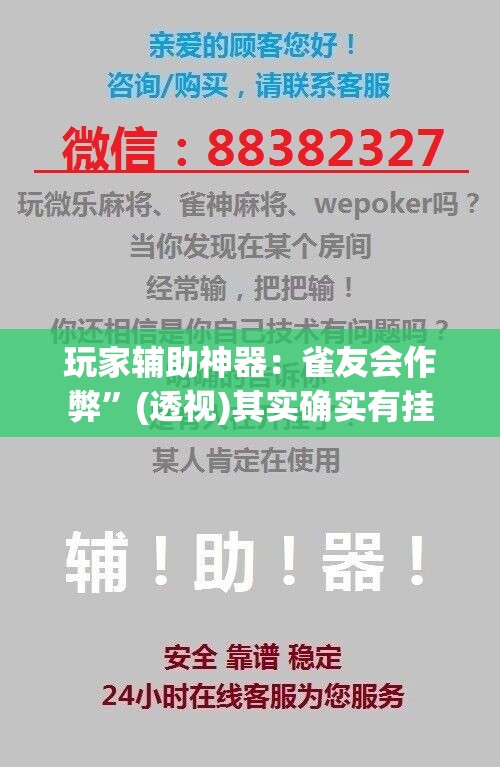 玩家辅助神器：雀友会作弊	”(透视)其实确实有挂
