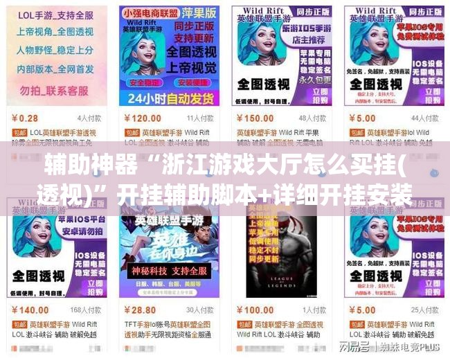 辅助神器“浙江游戏大厅怎么买挂(透视)”开挂辅助脚本+详细开挂安装教程