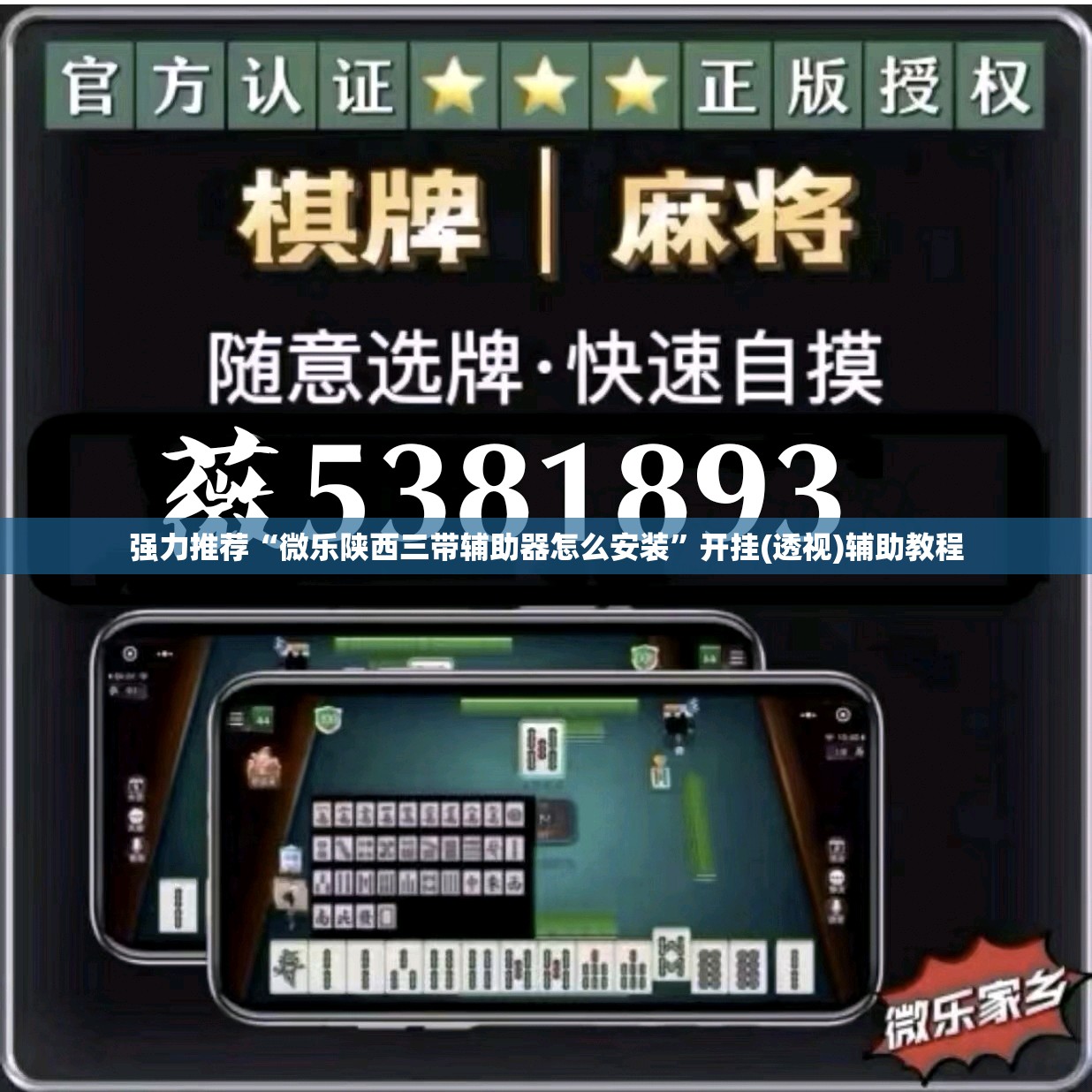强力推荐“微乐陕西三带辅助器怎么安装”开挂(透视)辅助教程