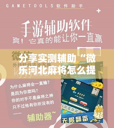 分享实测辅助“微乐河北麻将怎么提高胜率”细辅助教程分享