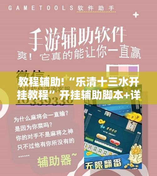 教程辅助!“乐清十三水开挂教程”开挂辅助脚本+详细开挂安装教程