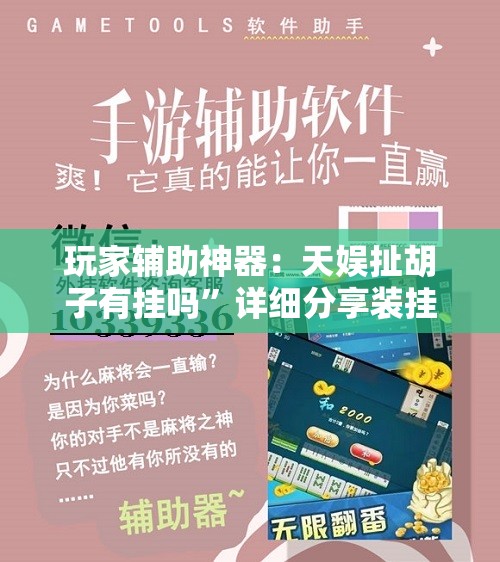 玩家辅助神器：天娱扯胡子有挂吗”详细分享装挂步骤