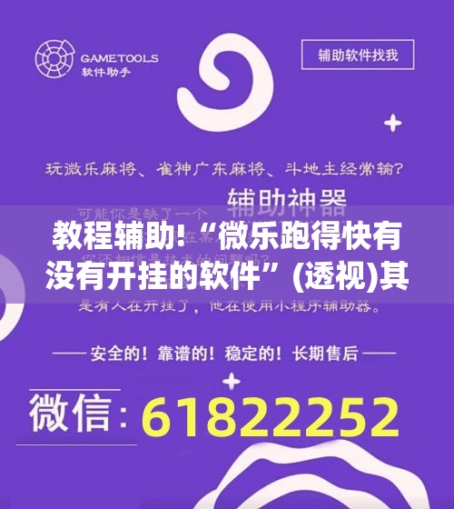 教程辅助!“微乐跑得快有没有开挂的软件”(透视)其实确实有挂