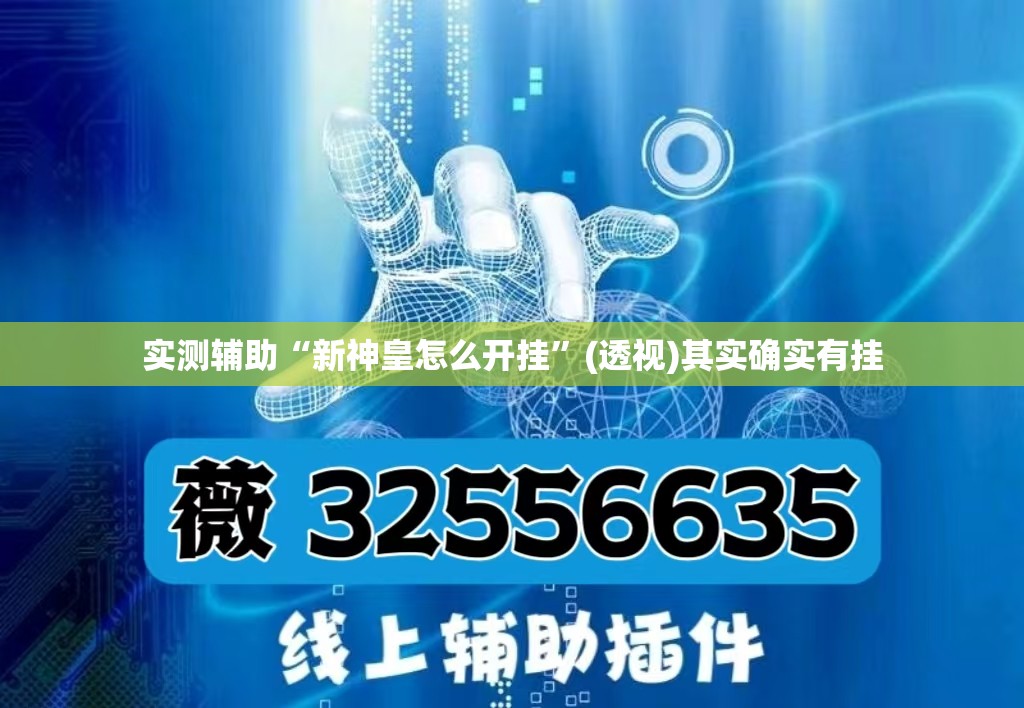 实测辅助“新神皇怎么开挂”(透视)其实确实有挂
