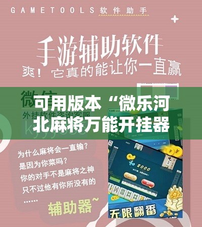 可用版本“微乐河北麻将万能开挂器免费通用版”2026开挂教程步骤