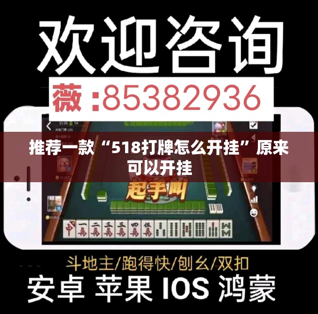 推荐一款“518打牌怎么开挂”原来可以开挂