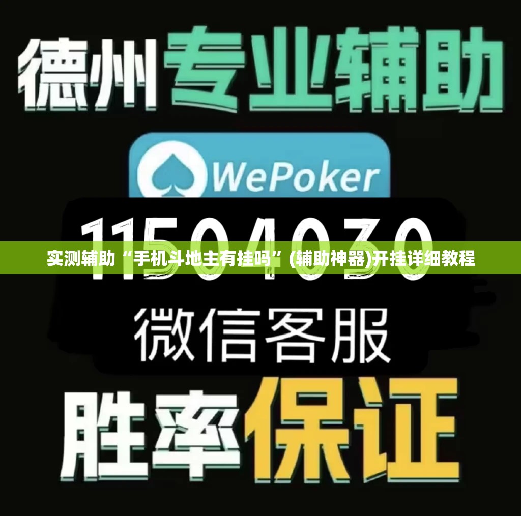实测辅助“手机斗地主有挂吗”(辅助神器)开挂详细教程