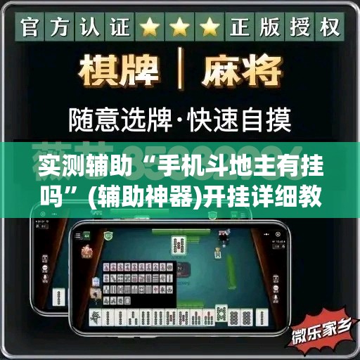 实测辅助“手机斗地主有挂吗”(辅助神器)开挂详细教程