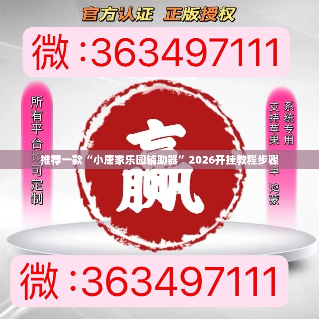 推荐一款“小唐家乐园辅助器”2026开挂教程步骤