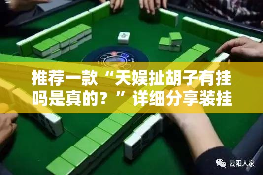 推荐一款“天娱扯胡子有挂吗是真的？”详细分享装挂步骤