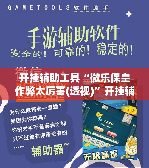 开挂辅助工具“微乐保皇作弊太厉害(透视)	”开挂辅助脚本+详细开挂安装教程