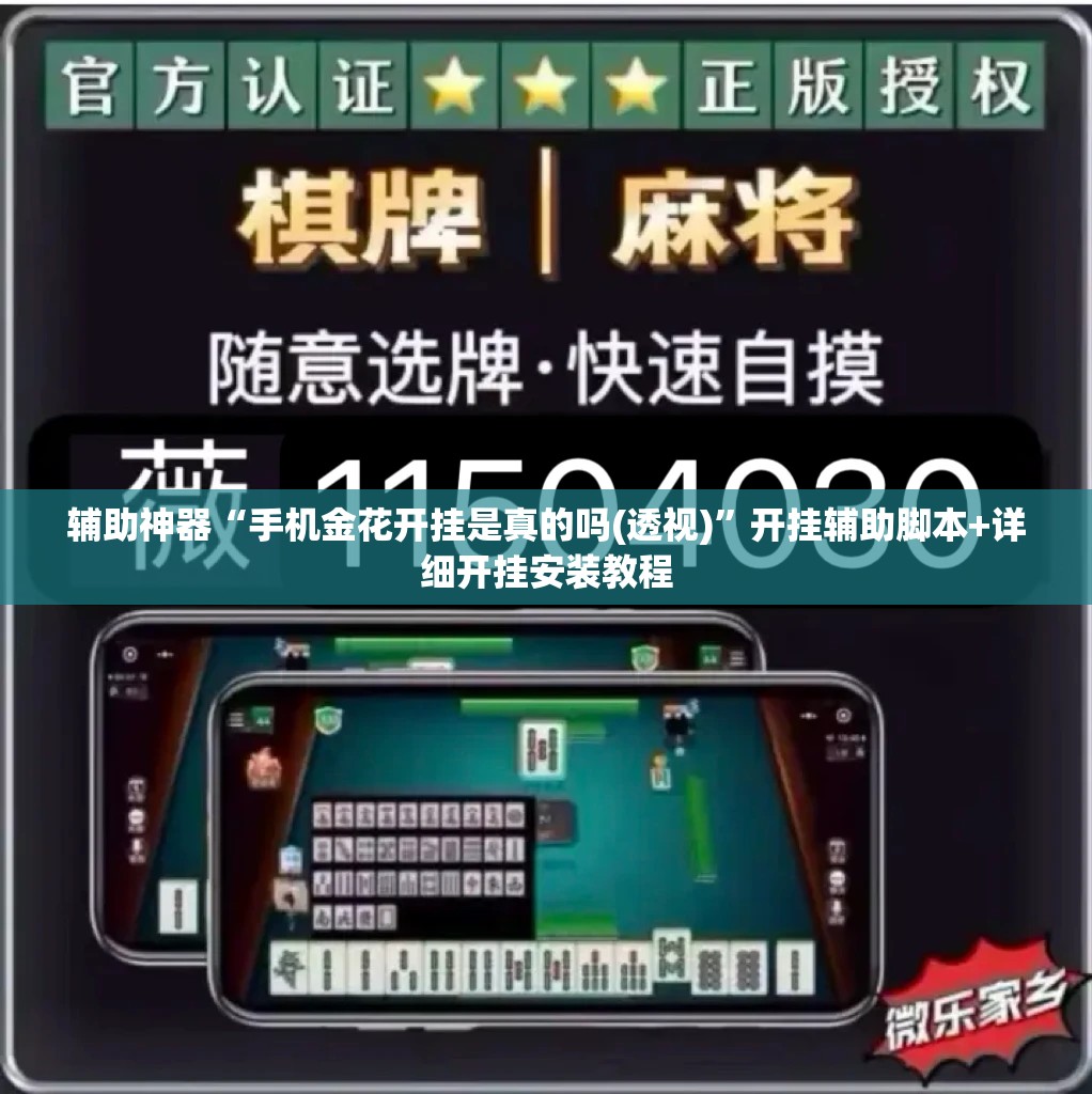 辅助神器“手机金花开挂是真的吗(透视)”开挂辅助脚本+详细开挂安装教程