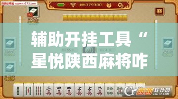 辅助开挂工具“星悦陕西麻将咋样开挂”(透视挂)辅助下载教程