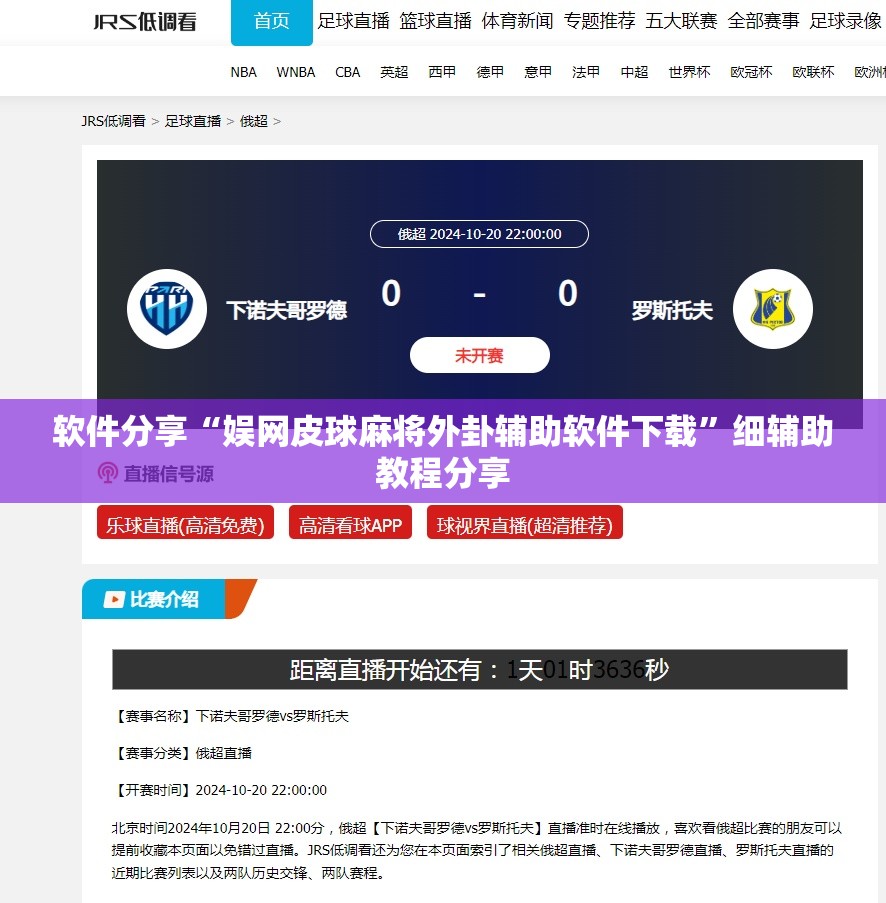 软件分享“娱网皮球麻将外卦辅助软件下载”细辅助教程分享