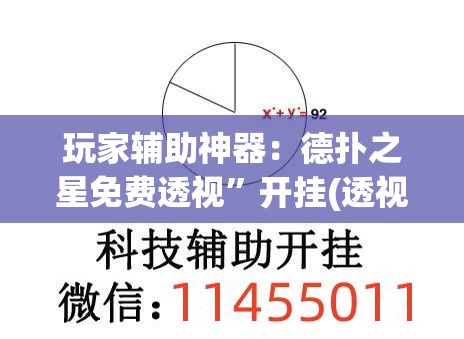 玩家辅助神器：德扑之星免费透视”开挂(透视)最新辅助详细