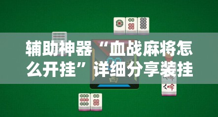 辅助神器“血战麻将怎么开挂”详细分享装挂步骤