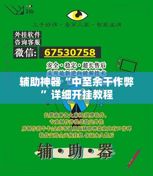 辅助神器“中至余干作弊”详细开挂教程