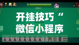 开挂技巧“微信小程序微乐划水麻将开挂辅助器通用版”2026开挂教程步骤