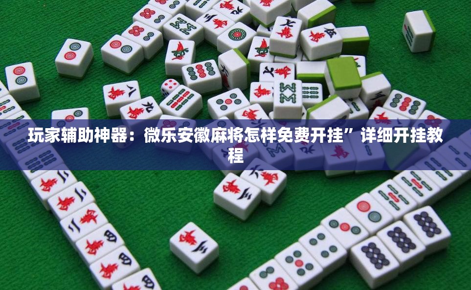玩家辅助神器：微乐安徽麻将怎样免费开挂”详细开挂教程
