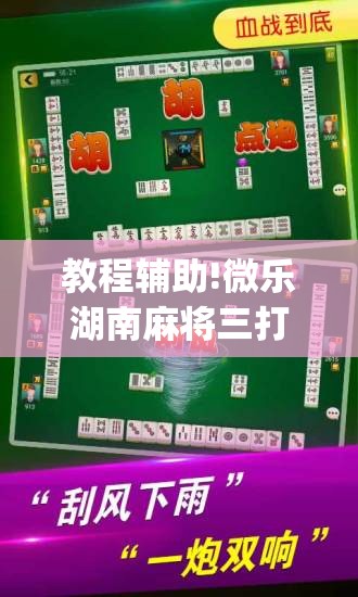 教程辅助!微乐湖南麻将三打哈有挂吗”(免费)开挂辅助教学(最新辅助开挂教程)