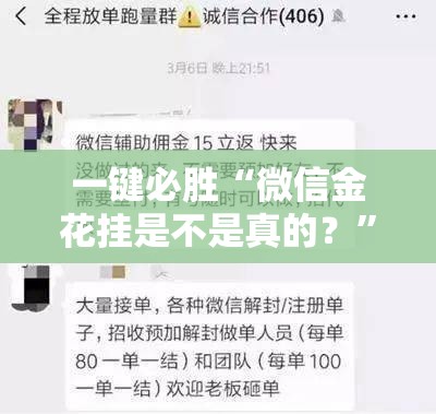 一键必胜“微信金花挂是不是真的？	”细辅助教程分享