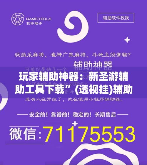 玩家辅助神器：新圣游辅助工具下载”(透视挂)辅助下载教程