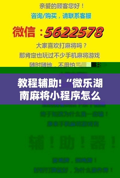 教程辅助!“微乐湖南麻将小程序怎么开挂”科技辅助神器手机版