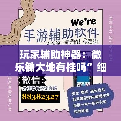玩家辅助神器：微乐锄大地有挂吗”细辅助教程分享