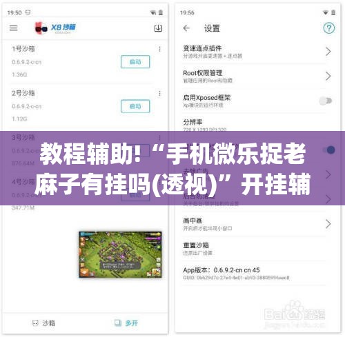 教程辅助!“手机微乐捉老麻子有挂吗(透视)”开挂辅助脚本+详细开挂安装教程