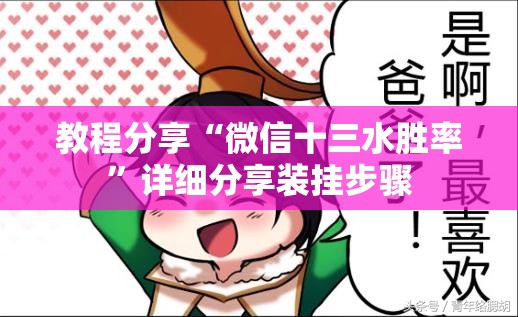 教程分享“微信十三水胜率	”详细分享装挂步骤