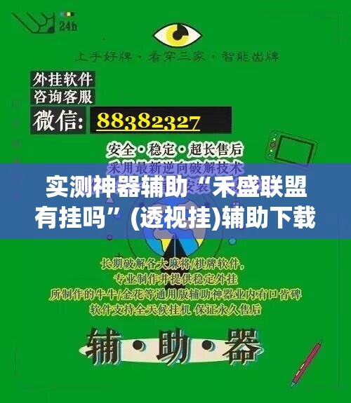 实测神器辅助“禾盛联盟有挂吗	”(透视挂)辅助下载教程