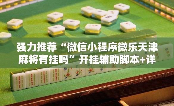 强力推荐“微信小程序微乐天津麻将有挂吗”开挂辅助脚本+详细开挂安装教程