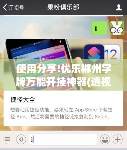 使用分享!优乐郴州字牌万能开挂神器(透视)”开挂辅助脚本+详细开挂安装教程