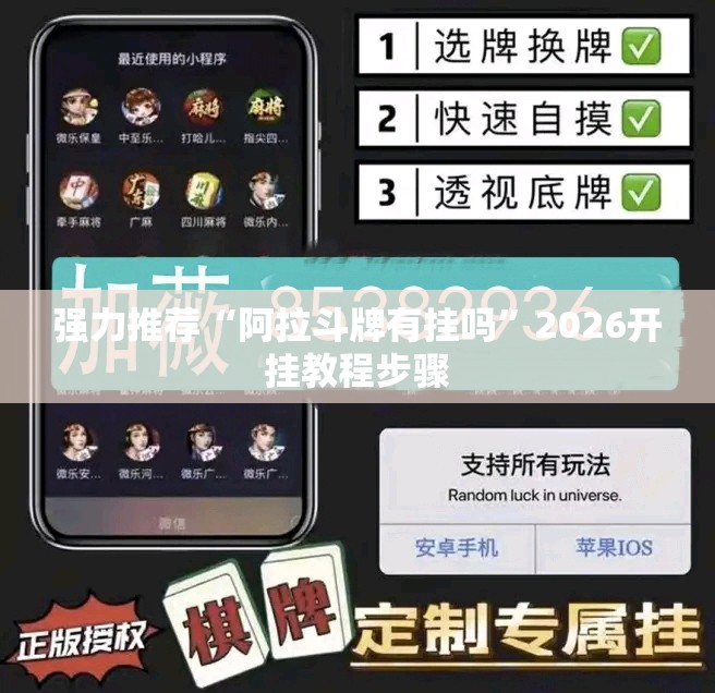 强力推荐“阿拉斗牌有挂吗”2026开挂教程步骤