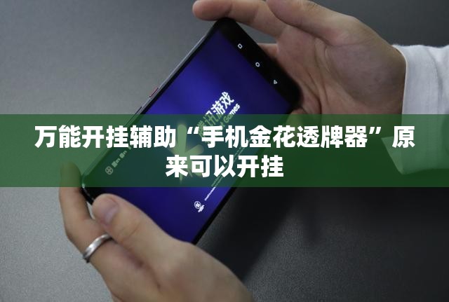 万能开挂辅助“手机金花透牌器”原来可以开挂