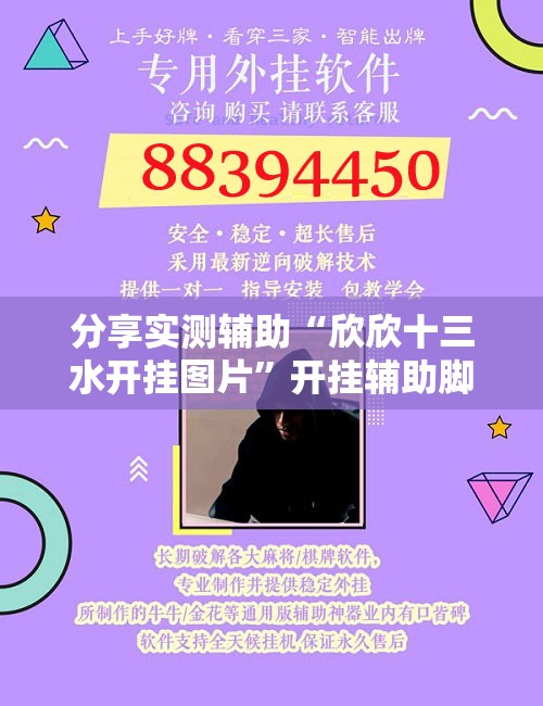 分享实测辅助“欣欣十三水开挂图片”开挂辅助脚本+详细开挂安装教程