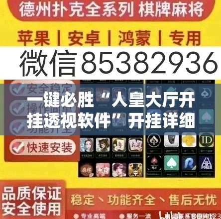 一键必胜“人皇大厅开挂透视软件”开挂详细教程