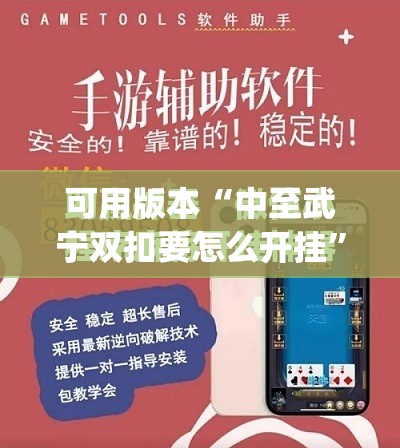 可用版本“中至武宁双扣要怎么开挂”(免费)开挂辅助教学(最新辅助开挂教程)