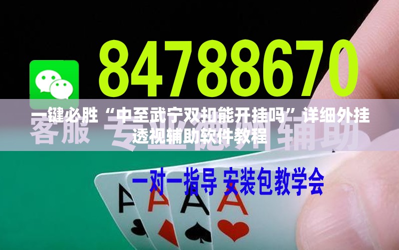 一键必胜“中至武宁双扣能开挂吗	”详细外挂透视辅助软件教程