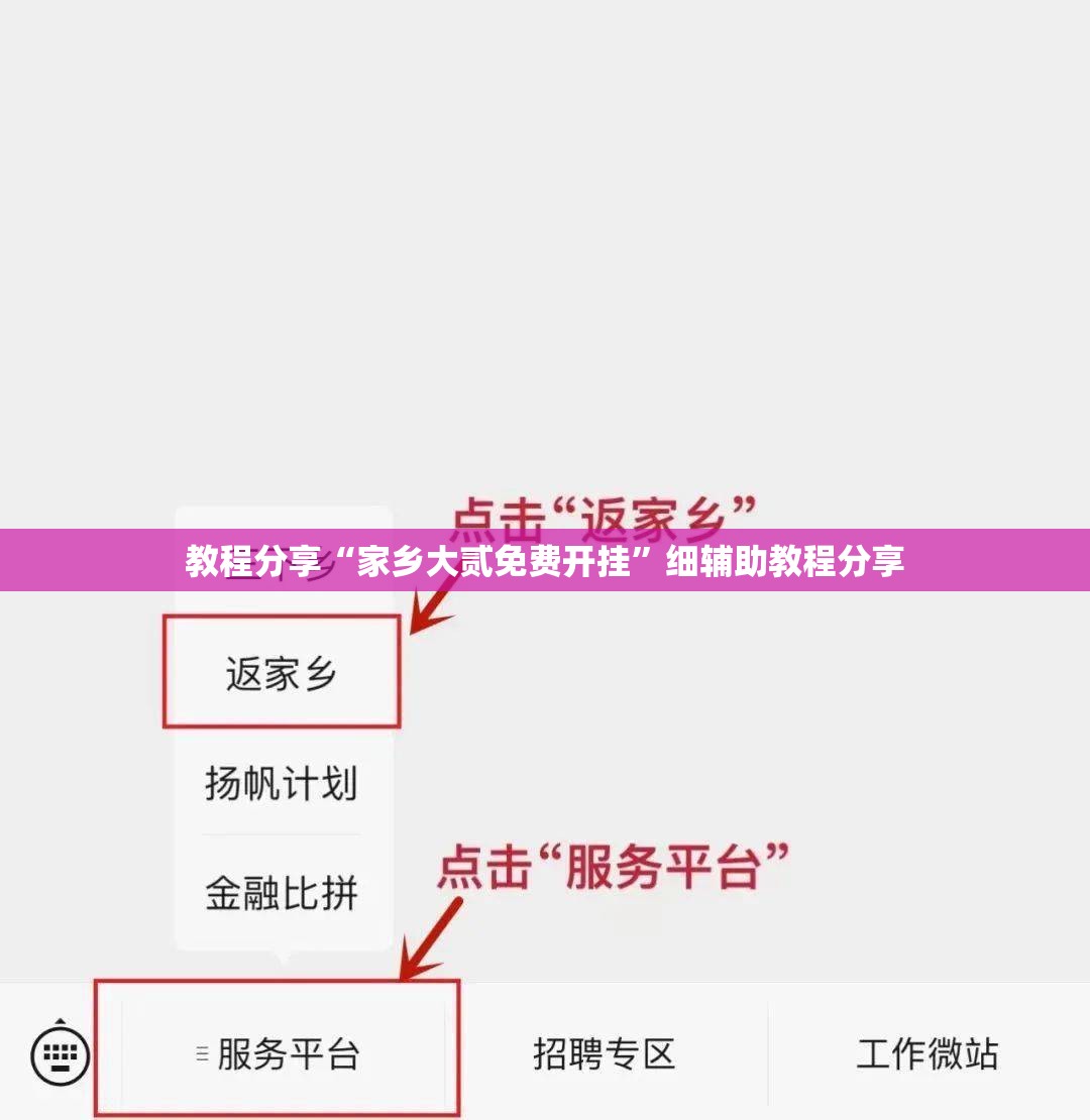 教程分享“家乡大贰免费开挂”细辅助教程分享