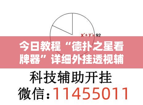 今日教程“德扑之星看牌器”详细外挂透视辅助软件教程