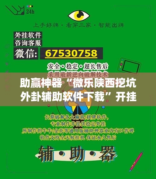 助赢神器“微乐陕西挖坑外卦辅助软件下载”开挂(透视)辅助神器