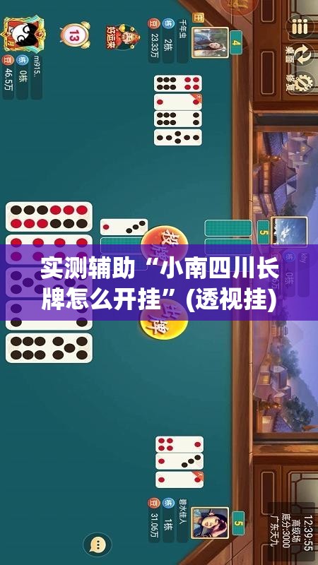 实测辅助“小南四川长牌怎么开挂”(透视挂)辅助下载教程