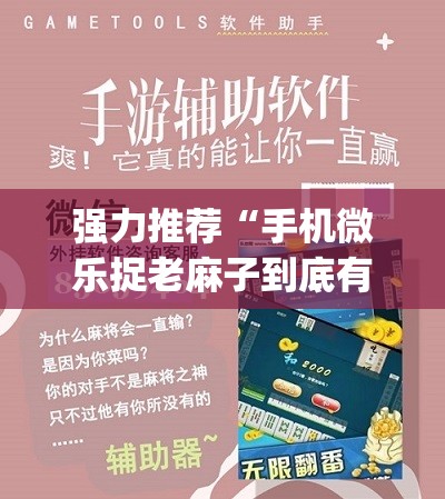 强力推荐“手机微乐捉老麻子到底有没有挂”开挂(透视)辅助教程