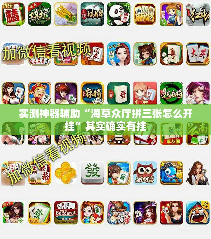 实测神器辅助“海草众厅拼三张怎么开挂	”其实确实有挂