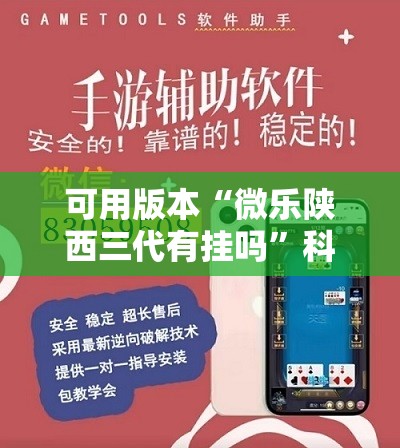 可用版本“微乐陕西三代有挂吗”科技辅助神器手机版