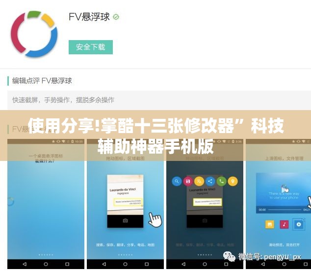 使用分享!掌酷十三张修改器”科技辅助神器手机版